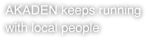 AKADEN keeps running with local people